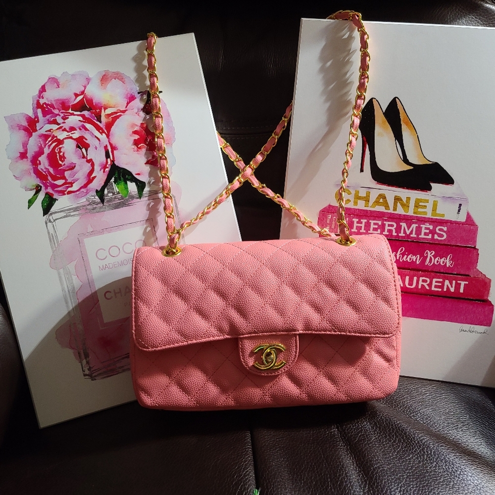 Nearly new c-c pink crossbody